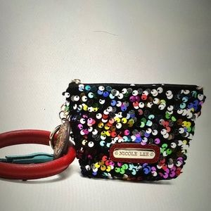 Pouch wristlet keychain